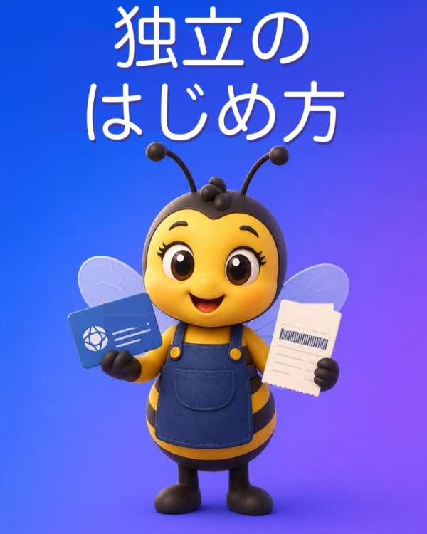 個人で仕事を始める手順と一年の義務