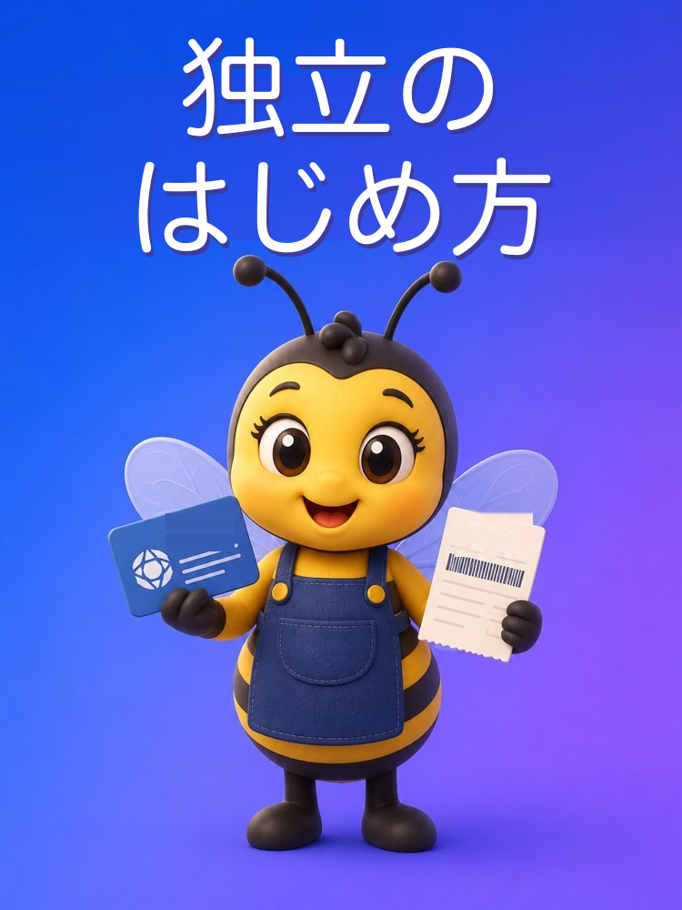 個人で仕事を始める手順と一年の義務