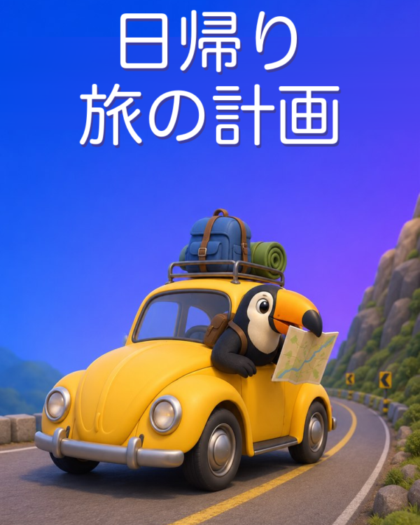 日帰り旅の完璧な計画をAIで作る