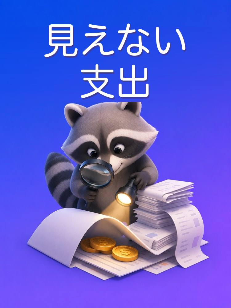 見えない支出を探し出す
