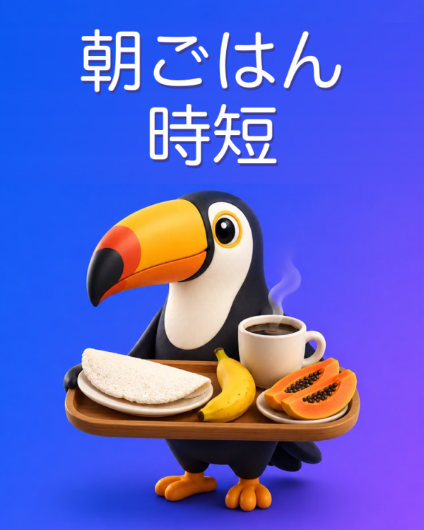 家にあるもので作る、時短で体にいい朝ごはん