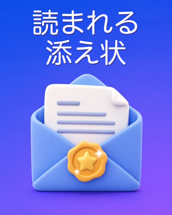 求人に合わせた添え状
