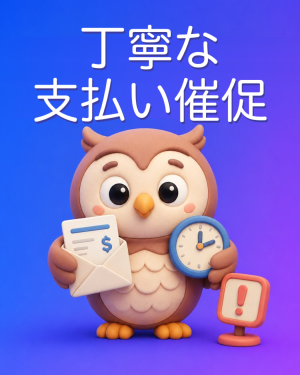 支払いが遅れているお客様への丁寧な催促