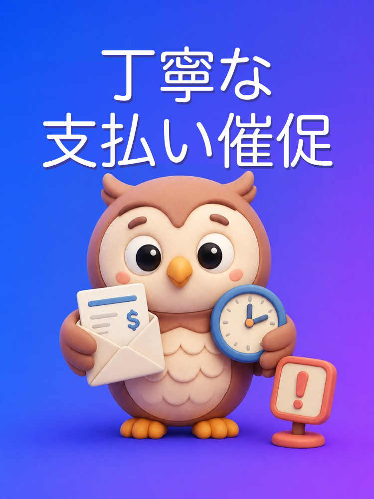支払いが遅れているお客様への丁寧な催促