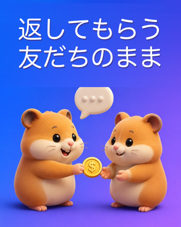 AIで友だちに貸したお金を返してもらう