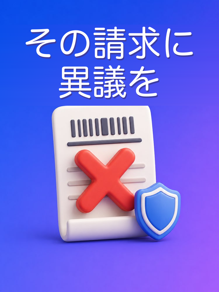 不当請求に異議を唱える