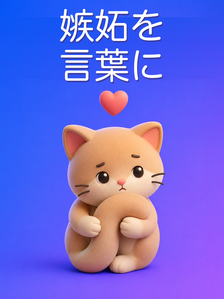 嫉妬と不安を言葉にする、AIとの下ごしらえ
