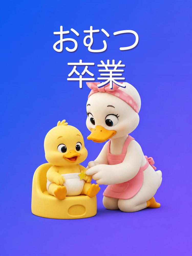 おむつはずしを、涙なしで