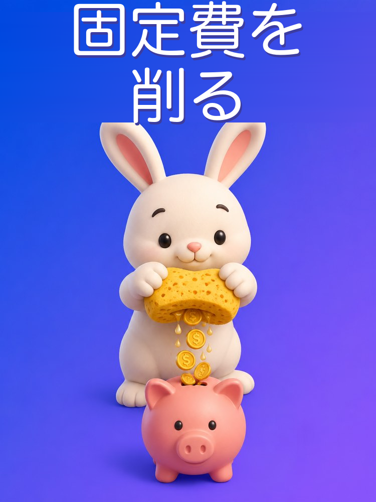 毎月の固定費を削る方法