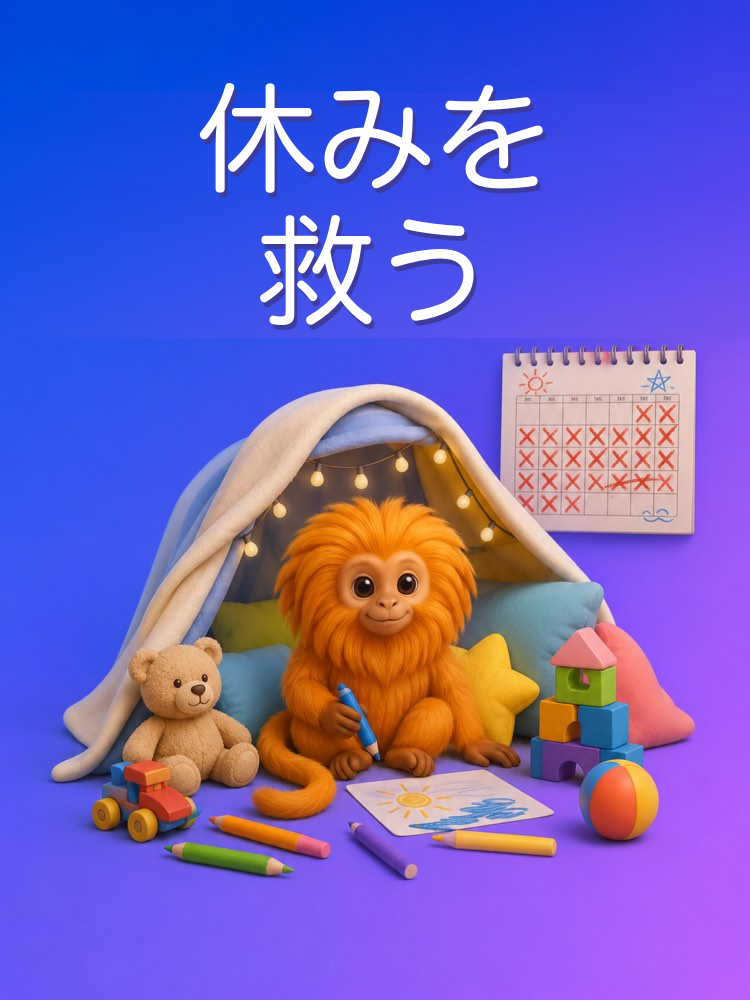 学校の休みを救う