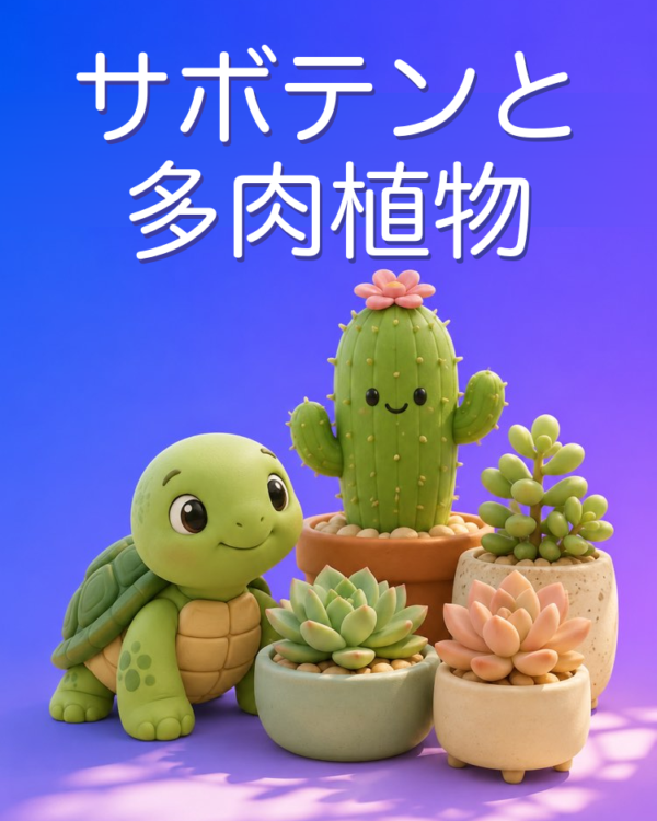 初心者のための多肉植物とサボテンの育て方