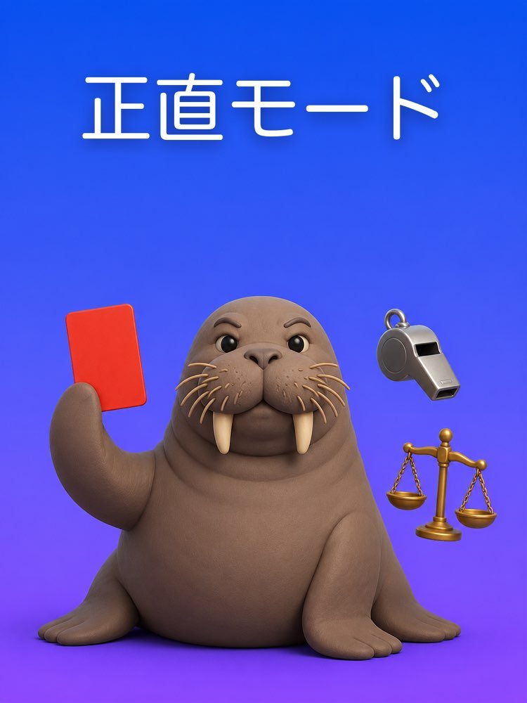 正直モード:AIが何にでも同意するのをやめる