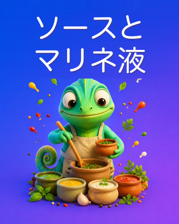 手作りのソース・スパイス・マリネ液をAIで