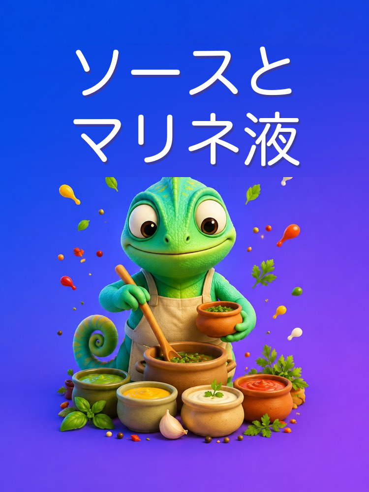 手作りのソース・スパイス・マリネ液をAIで