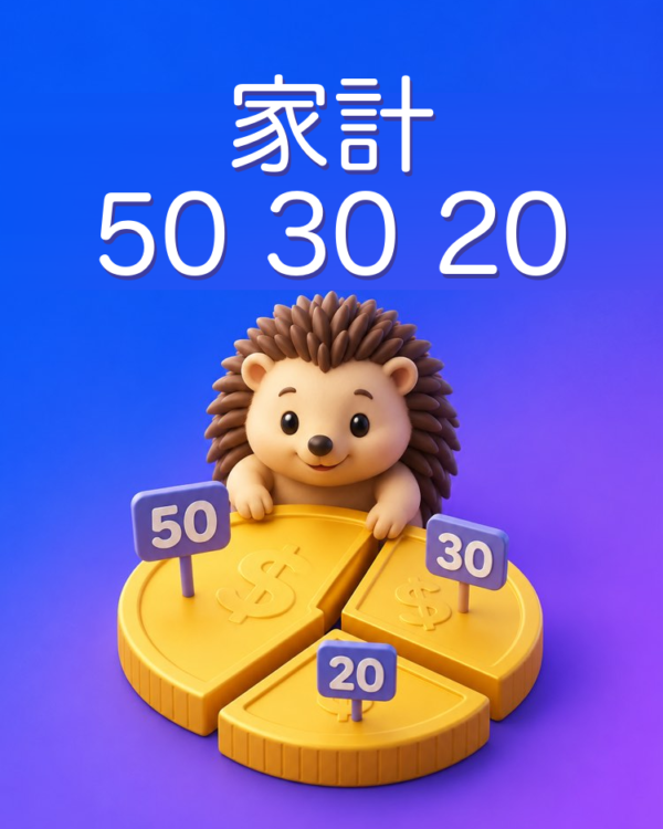 50/30/20の家計を手順どおりに作る