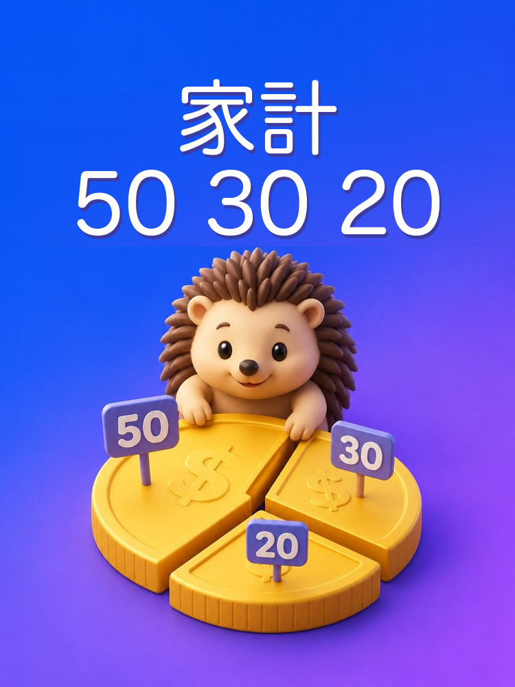50/30/20の家計を手順どおりに作る
