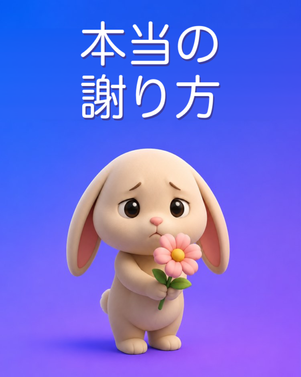 心から謝るために、AIと一緒に