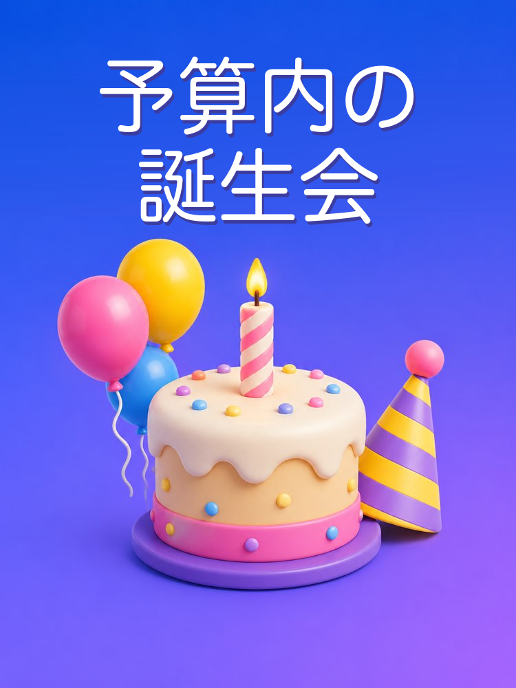 予算内でつくる子どもの誕生会