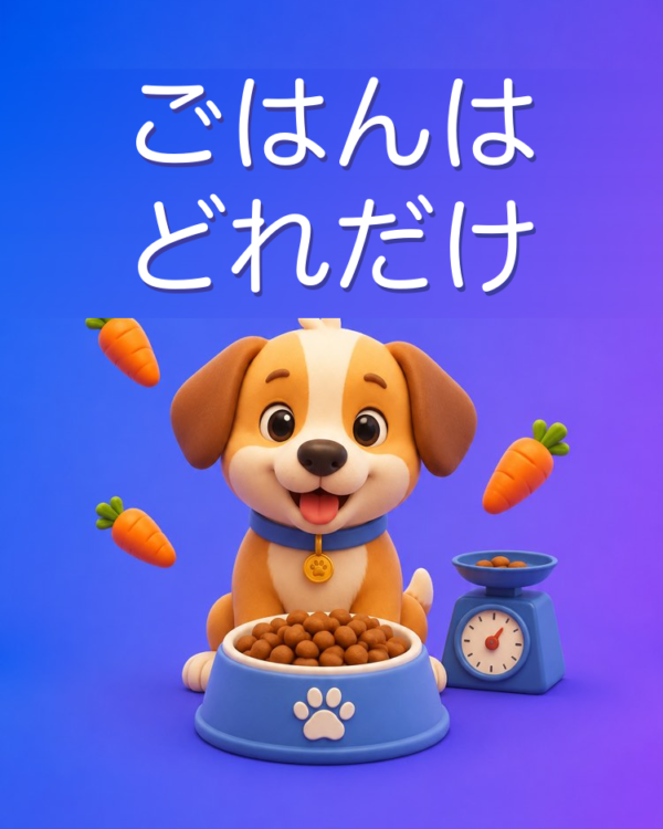 ペットの食事プランを体重からAIで作る