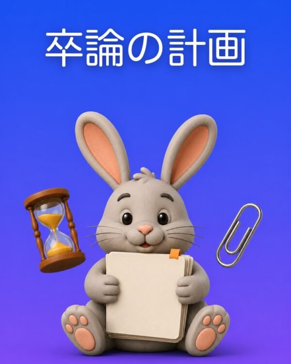 卒業論文の計画: テーマから提出まで