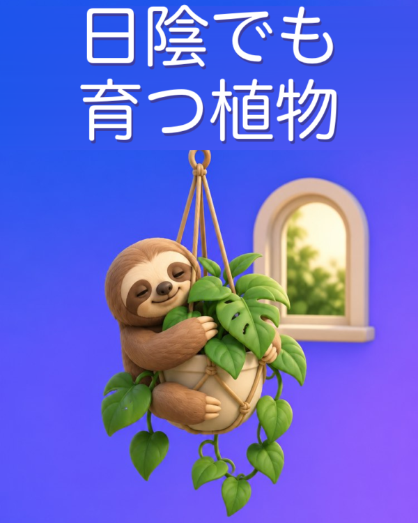 日陰の部屋でも育つ植物をAIで選ぶ