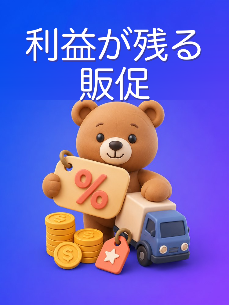 利益が残る値引き、セット販売、送料無料