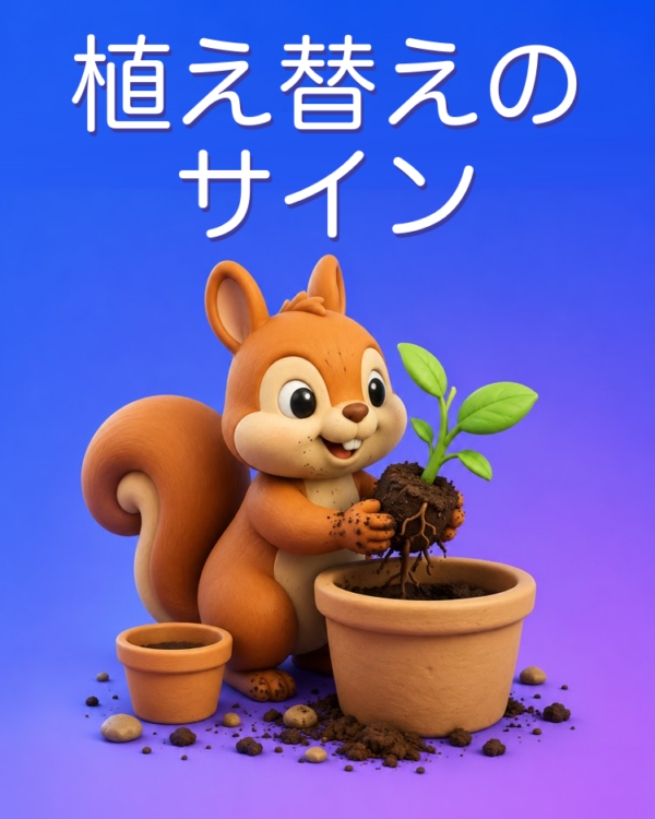 植え替えの時期とやり方をAIで見きわめる