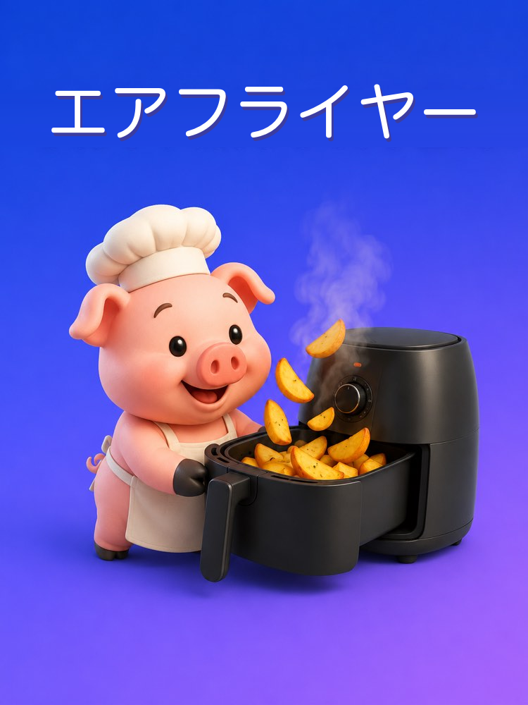 AIで作るカリカリのエアフライヤーレシピ