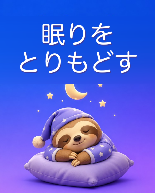 よく眠って、しっかり休むための生活の流れ