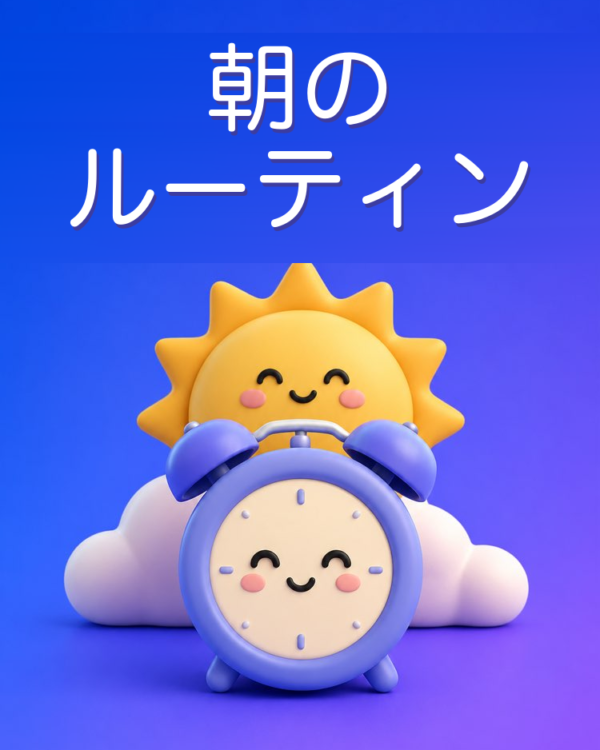 続く朝のルーティン