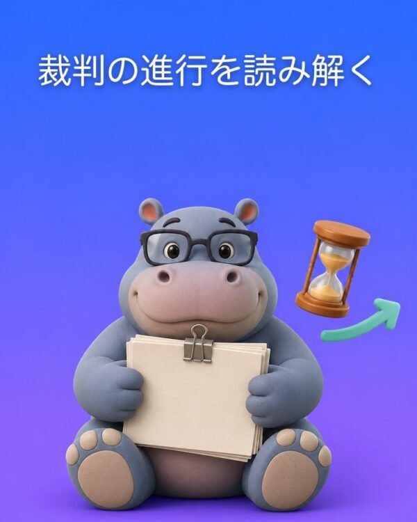 自分の裁判の進行を理解する