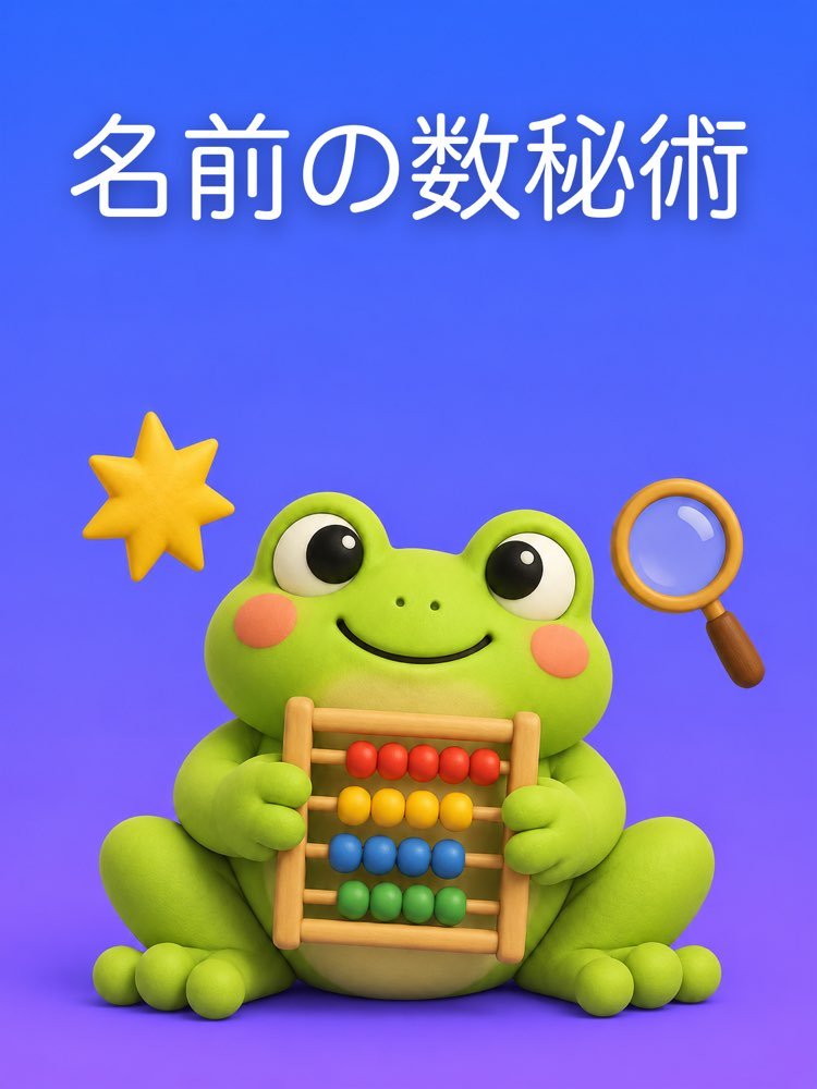 計算を見せる名前の数秘術