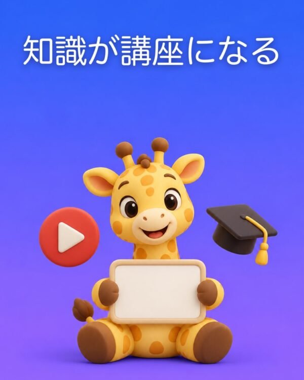 あなたの知識がオンライン講座になる