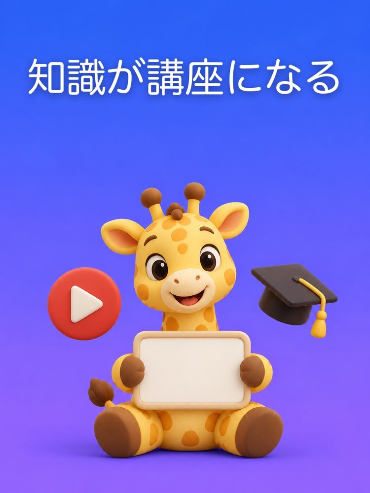 あなたの知識がオンライン講座になる