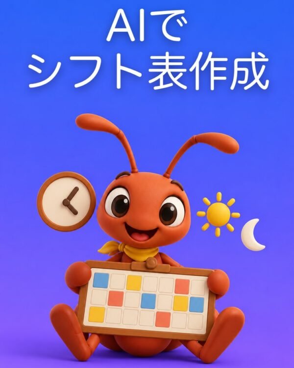 シフト表をAIで作成：シフトも勤務時間も確認済み