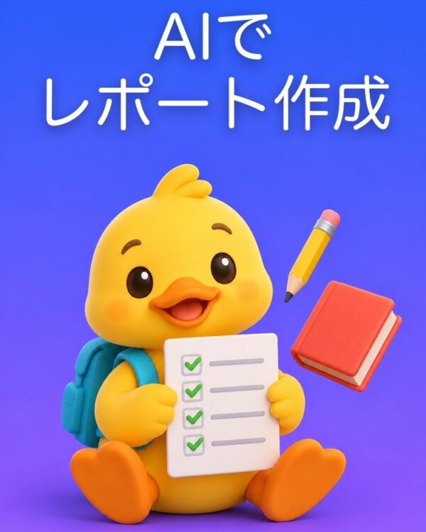 AIでレポート作成:課題文から各パートの構成メモまで