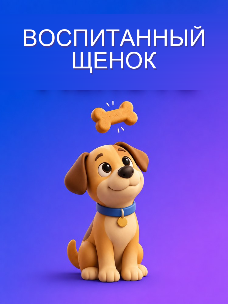 Дрессировка щенка положительным подкреплением дома