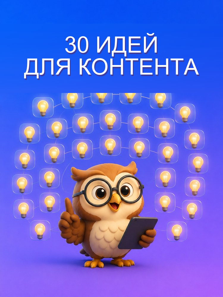 30 идей контента для вашей ниши с ИИ