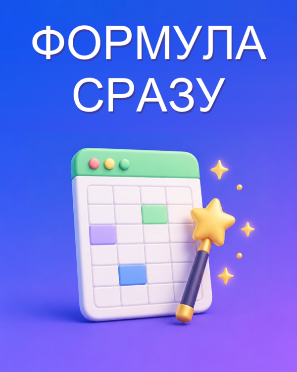 Формула для таблицы сразу