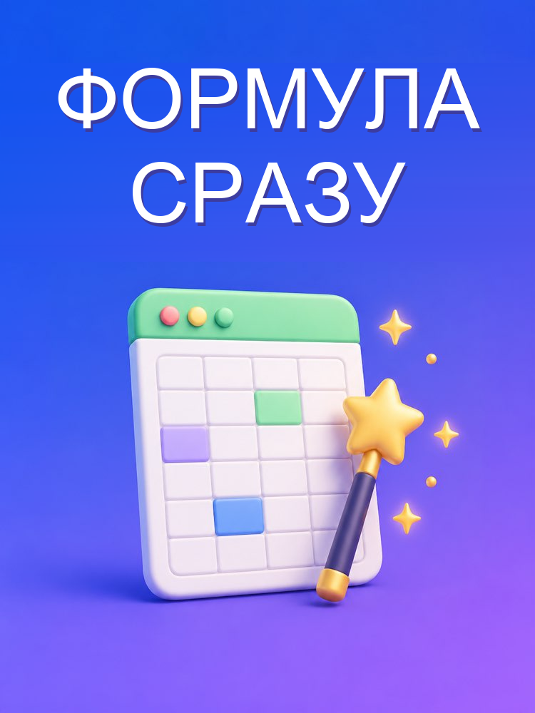 Формула для таблицы сразу