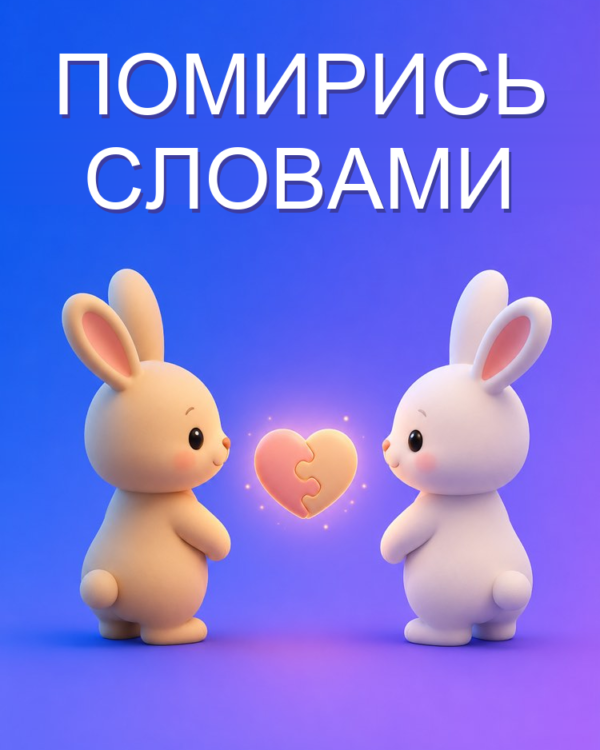 Сообщение о примирении после ссоры с ИИ