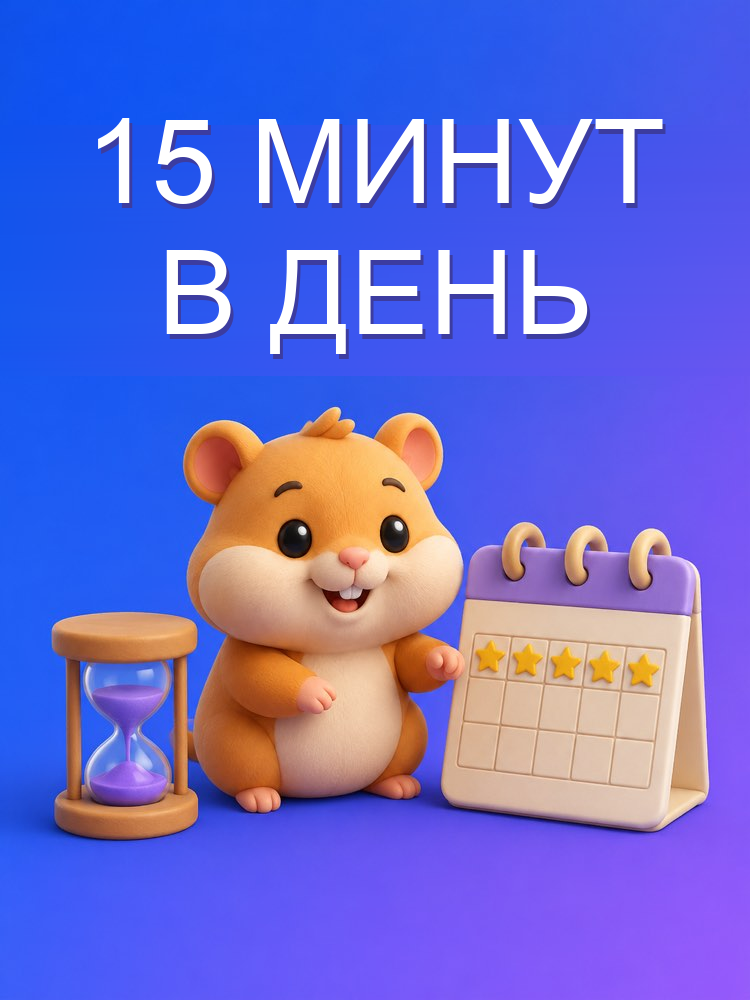 Учить английский по 15 минут в день, с ИИ