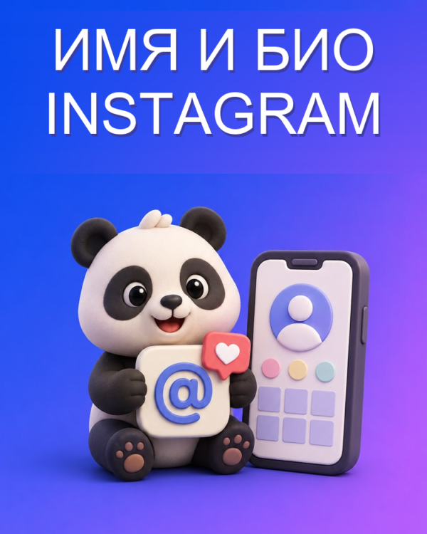 Имя и описание коммерческого профиля в Instagram