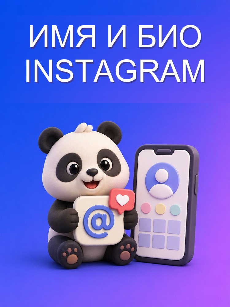 Имя и описание коммерческого профиля в Instagram