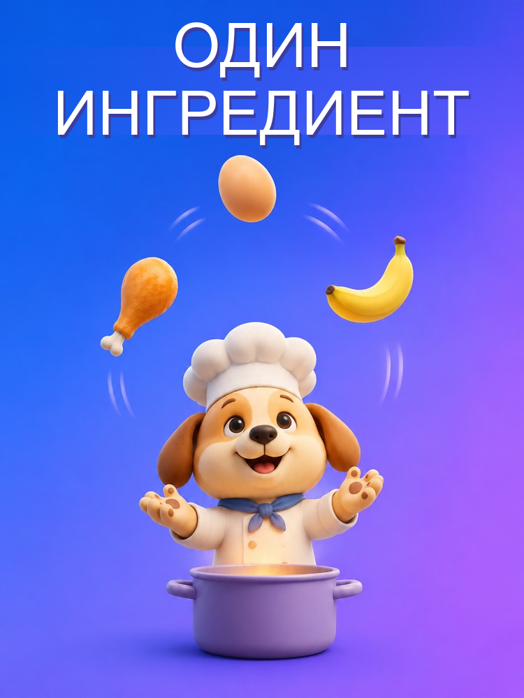 Что приготовить из одного ингредиента, с ИИ