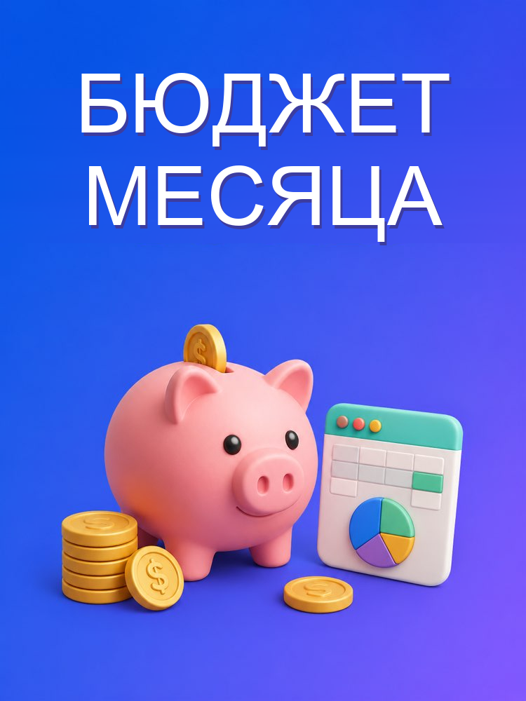 Разобрать бюджет месяца