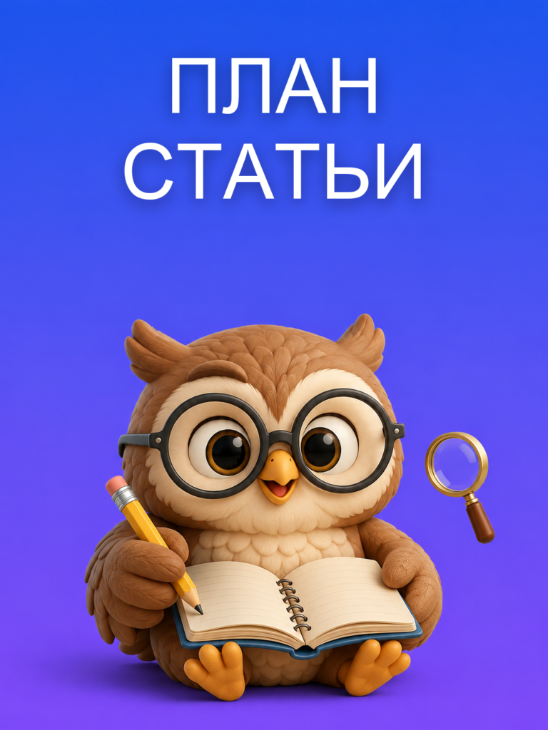 План Статьи для Блога с SEO
