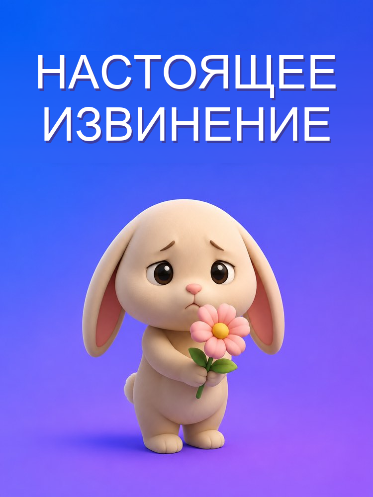 Как искренне извиниться, с помощью ИИ