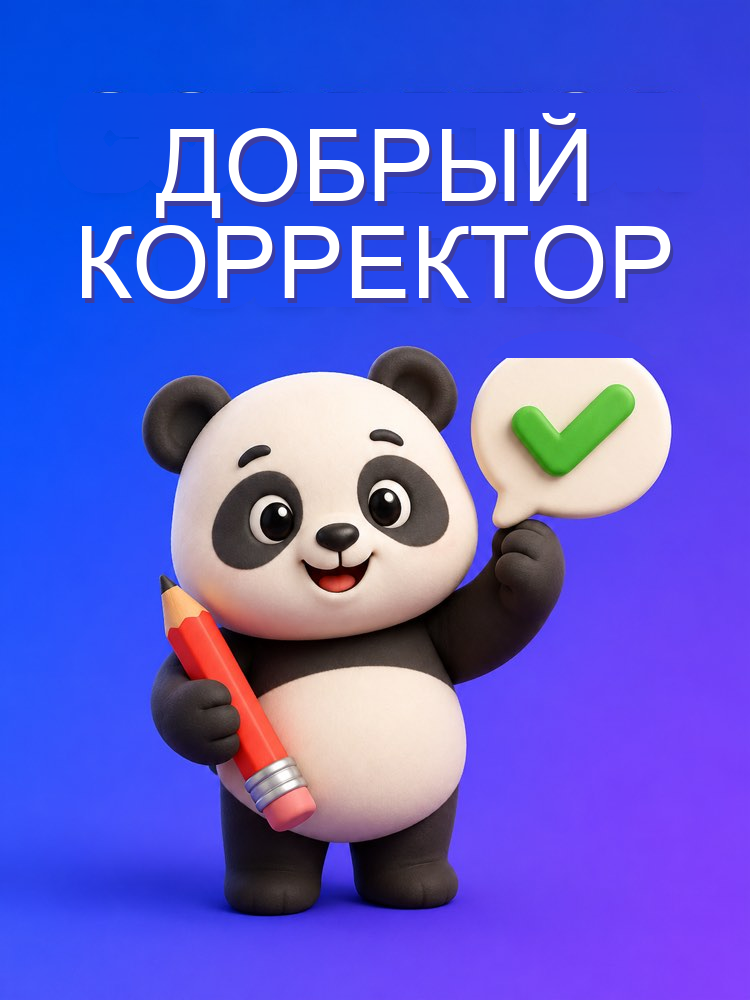 Добрый корректор, который объясняет твои ошибки