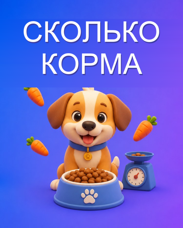 План питания питомца по весу с ИИ